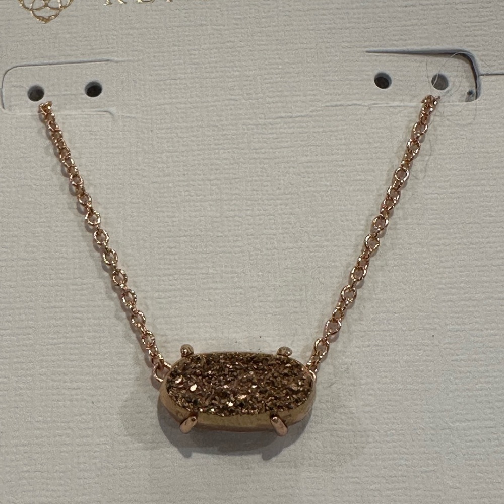Kendra Scott Rose Gold Pendant Necklace